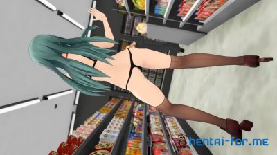 [MMD] Konbini de gerira satsuei suru Suzuya + Pinkcat