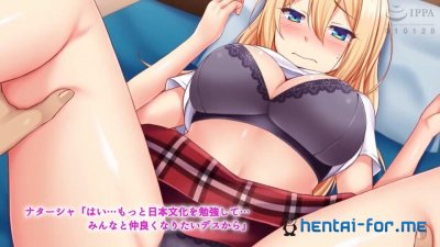 Big Tits Blonde Foreign Student Learns About Japanese Culture The Motion Anime